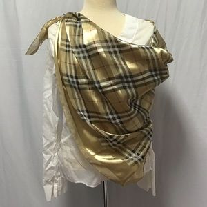 Vintage Burberry Silk/satin scarf